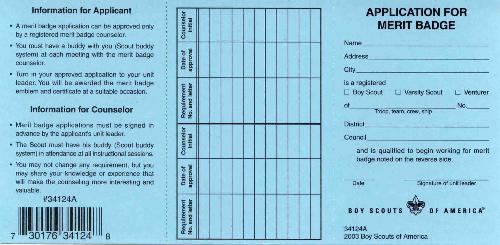 Cinematography Merit Badge. Boy Scout Merit Badge Blue